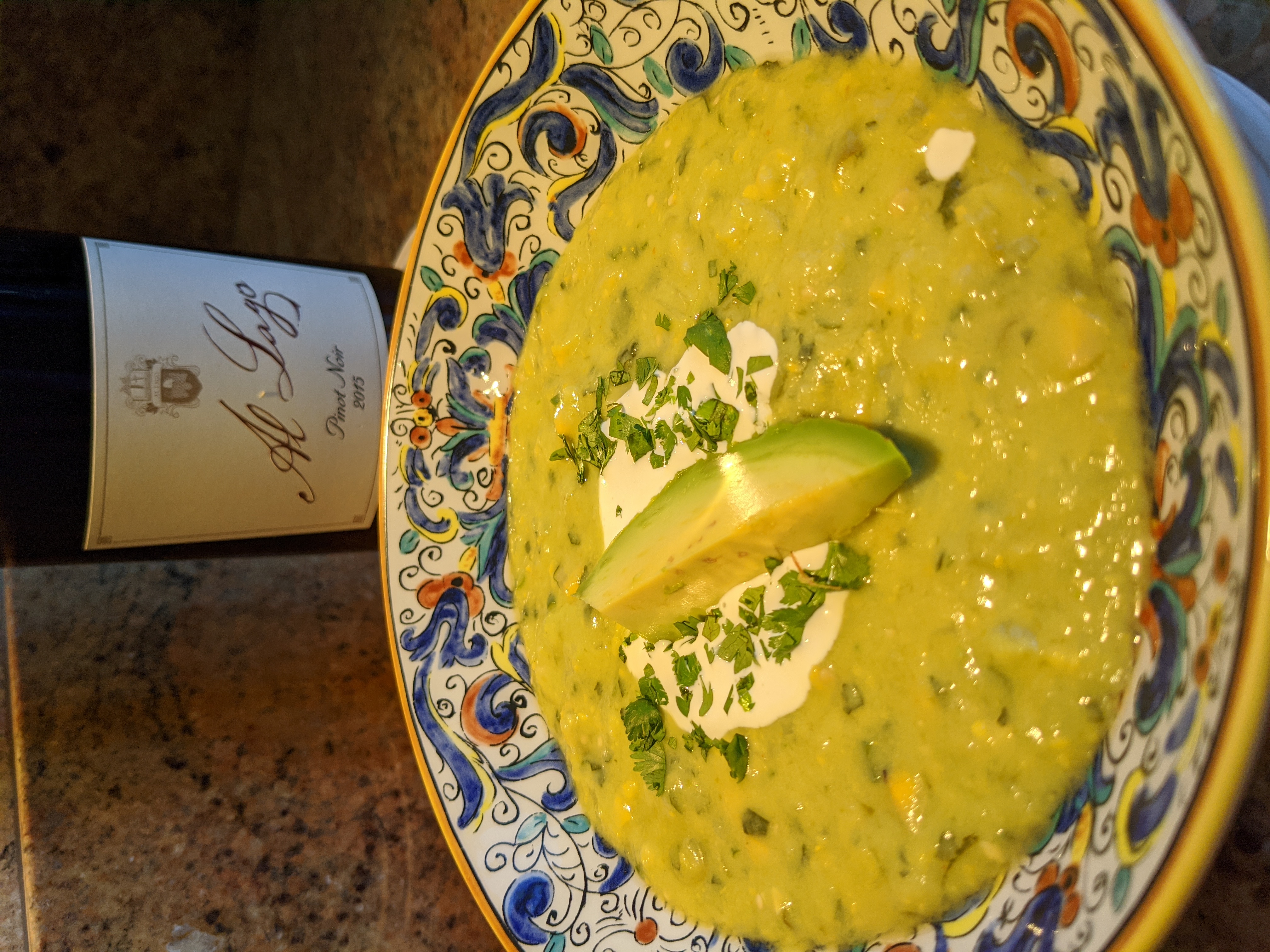 Avocado Soup...a cold soup recipe image