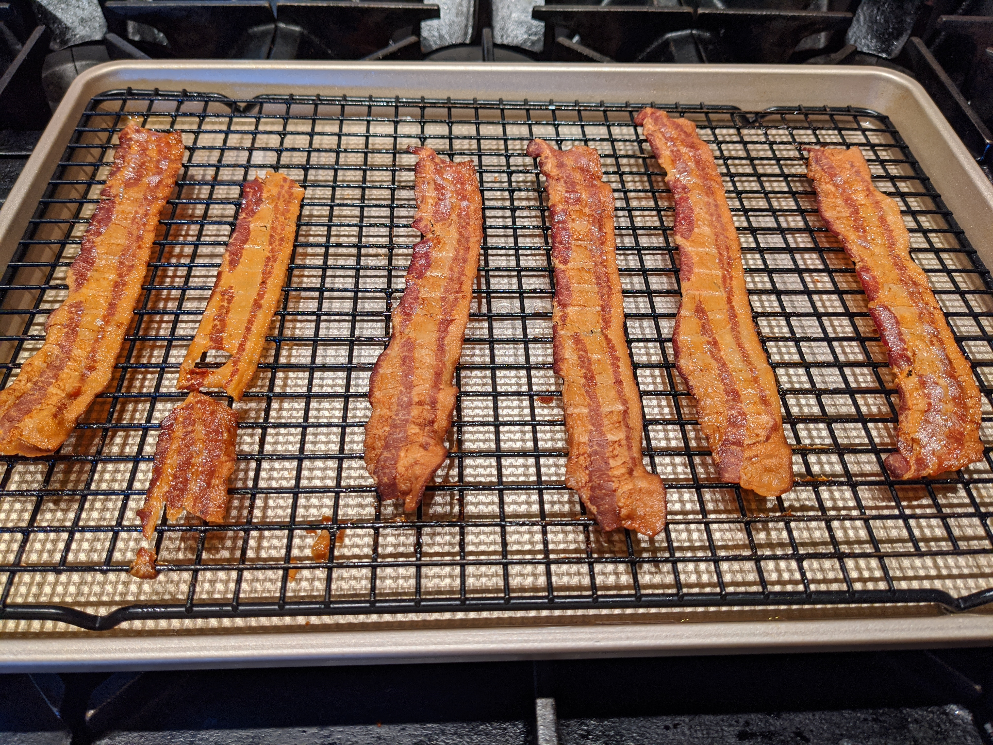 Bacon, Cooked in the Oven recipe image