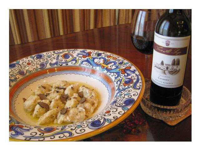 Gnocchi (Rocotta with Black Truffles) recipe image