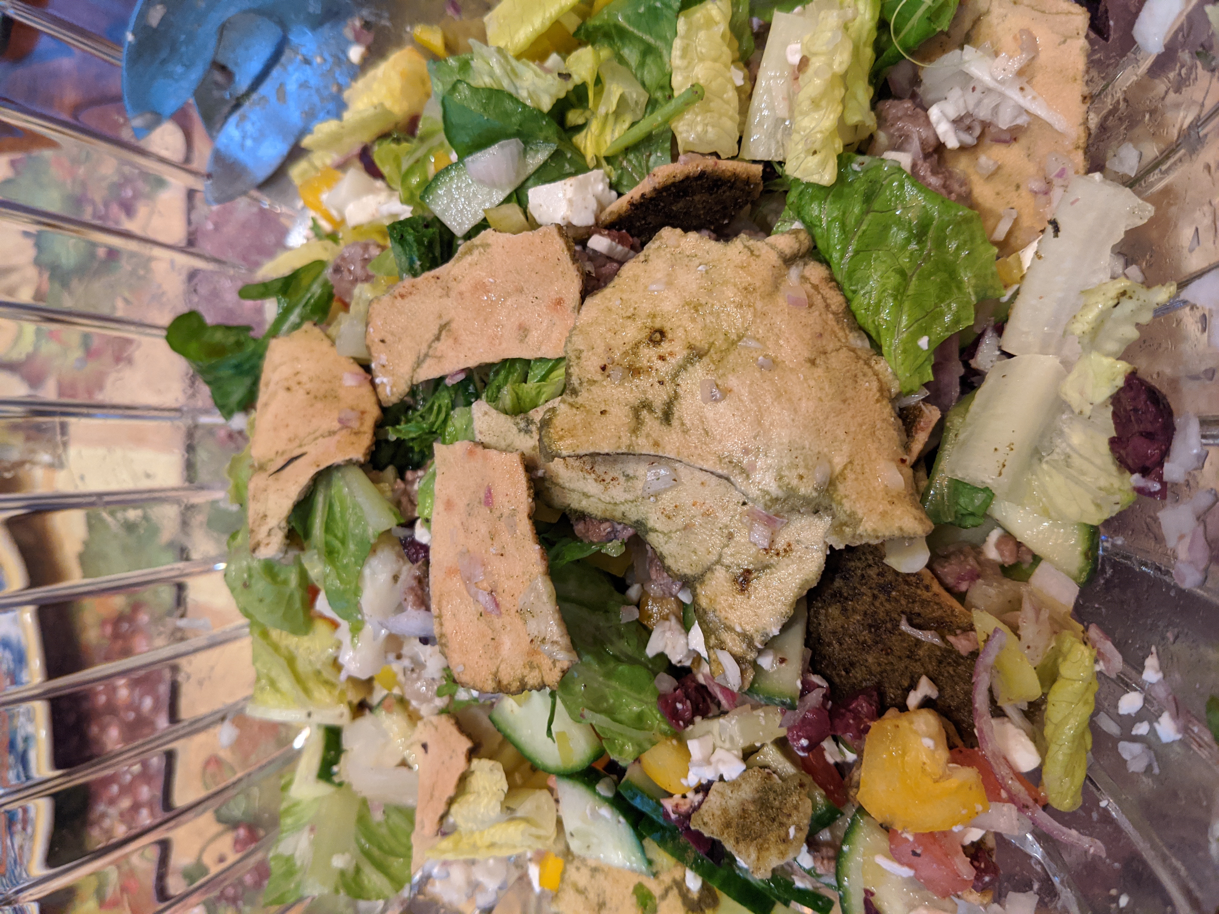 Tzatziki Salad Dressing with a Greek Salad recipe image